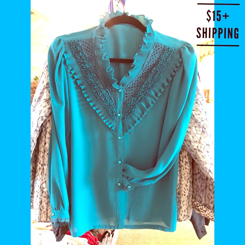 Turquoise Blouse